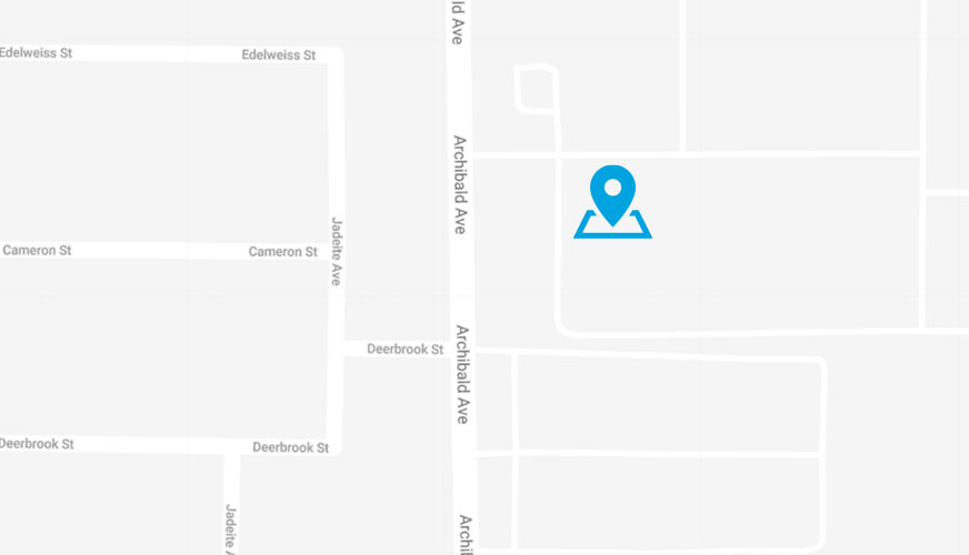 CAM Property Services Inland Empire branch location map